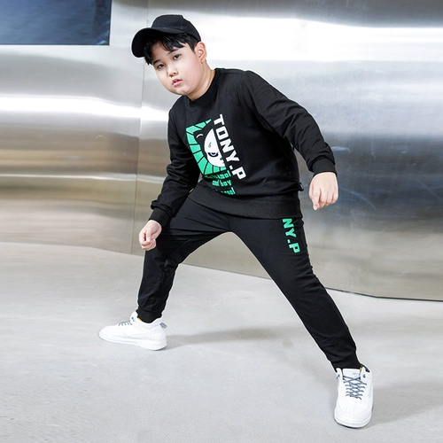 小猪托尼 Толстовка для мальчиков, осенний комплект, большой размер, подходит для подростков