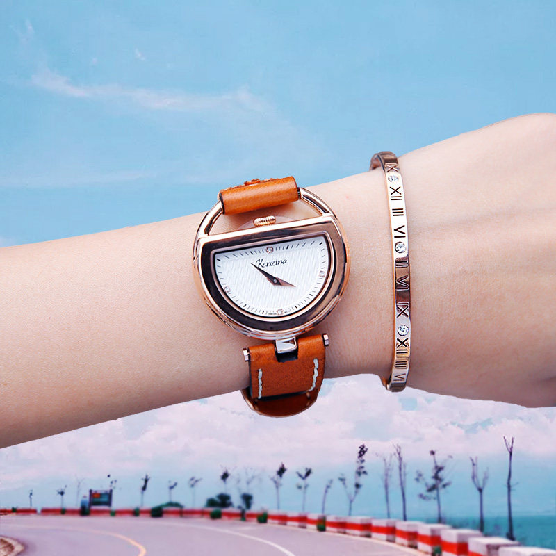 瑞士女士正品名牌简约气质大气女表 歌时娜国产腕表