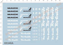 Car model 1:24 Truck truck (tiger dog eight-brother) dedicated water sticker (65346A)