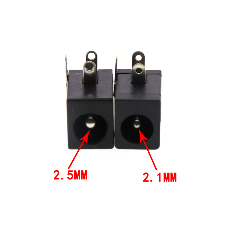 DC直流电源插头插座接头022B/005DC公头母座5.5*2.1dc座3.5MM圆孔