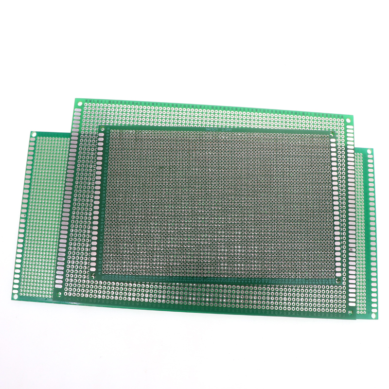 单面喷锡双面绿油板 2.0间距 2MM电路板洞洞板 PCB电路板12*18-图0