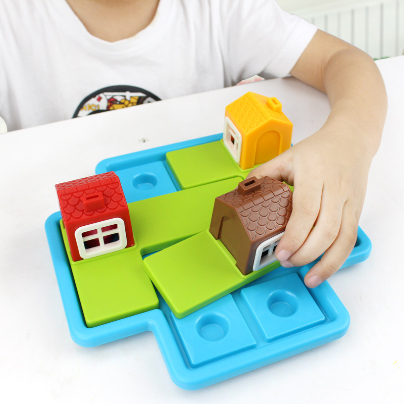 小乖蛋三只小猪益智玩具拼图4+儿童大脑思维训练桌面游戏开发男孩,淘宝优惠券,粉丝福利购,淘宝优惠卷