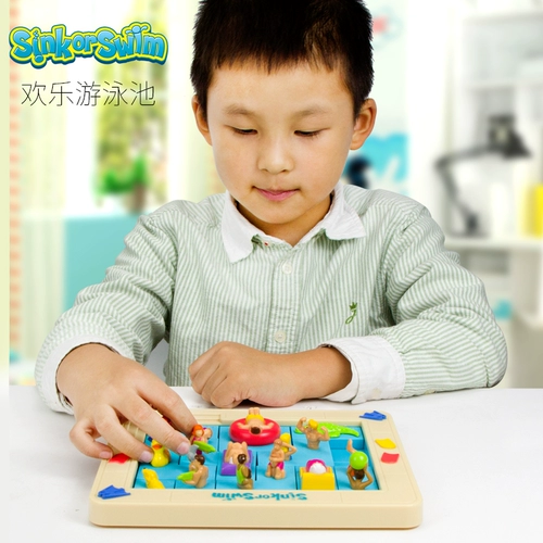 Игрушка, логический интеллектуальный бассейн, пятнашки для тренировок, настольная игра, логическое мышление, Хуарун, 6 лет, раннее развитие