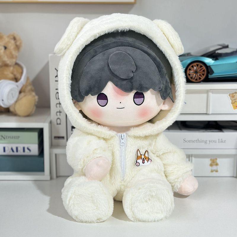 策策虎冬日狗狗40cm棉花娃娃衣服坐体一番赏替换无属性公仔玩偶服 - 图1