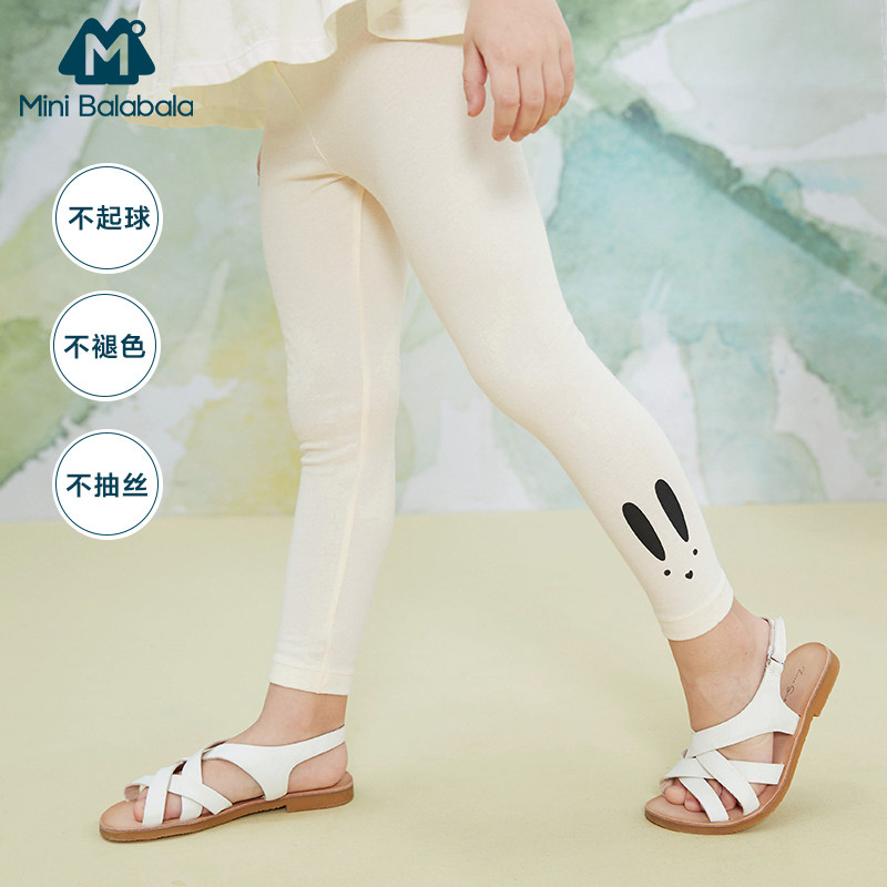 迷你巴拉巴拉女童薄款外穿打底裤 minibalabala裤子