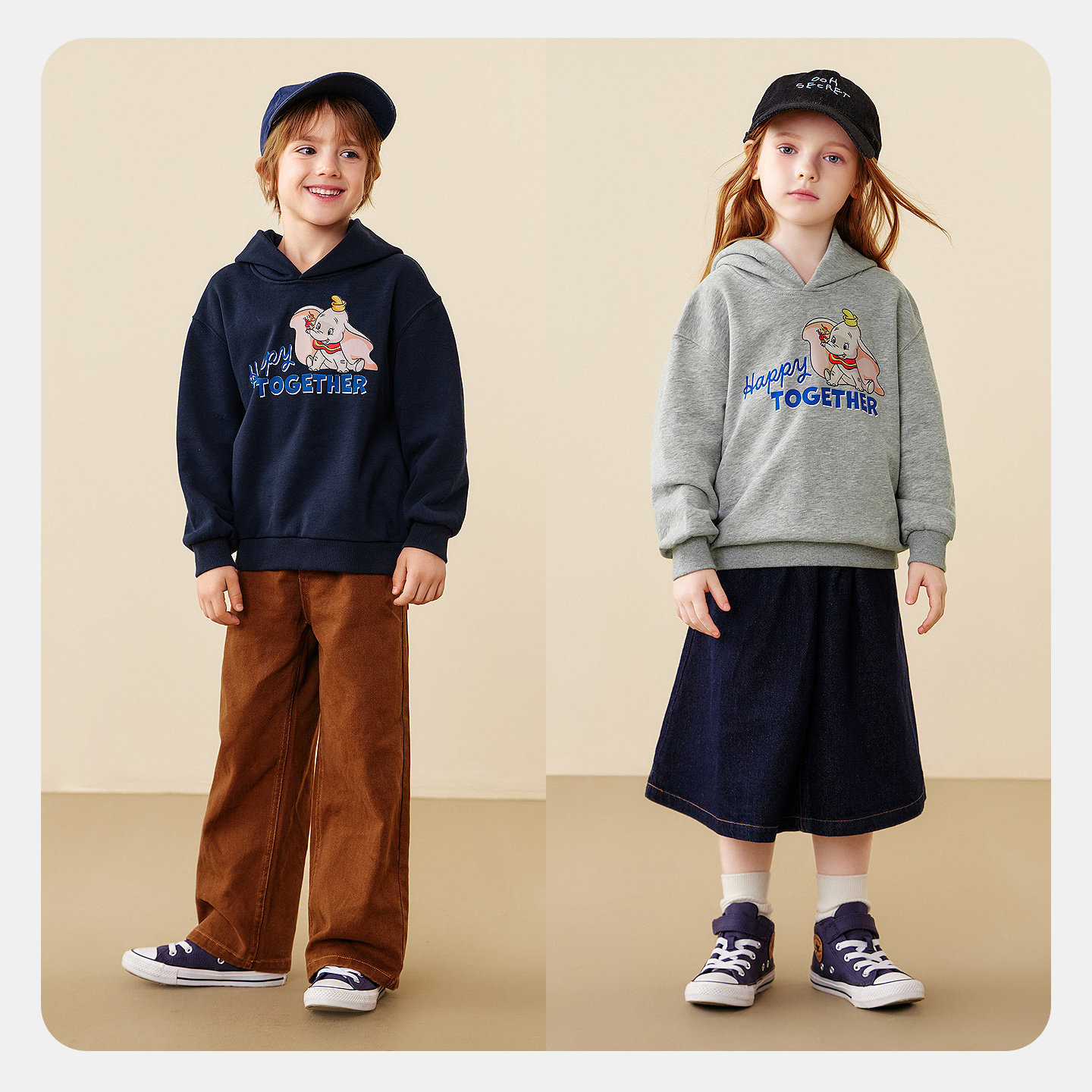 [小飞象联名]迷你巴拉巴拉男童卫衣