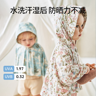欧孕宝宝防晒衣婴儿防晒斗篷