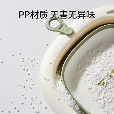 欧孕宝宝专用折叠脸盆