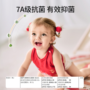 纯棉夏季薄款婴儿红色肚兜新生儿防着凉护肚脐围