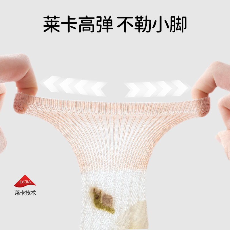 宝宝地板袜夏季薄款透气网眼婴儿室内防滑隔凉袜子新生儿童学步袜