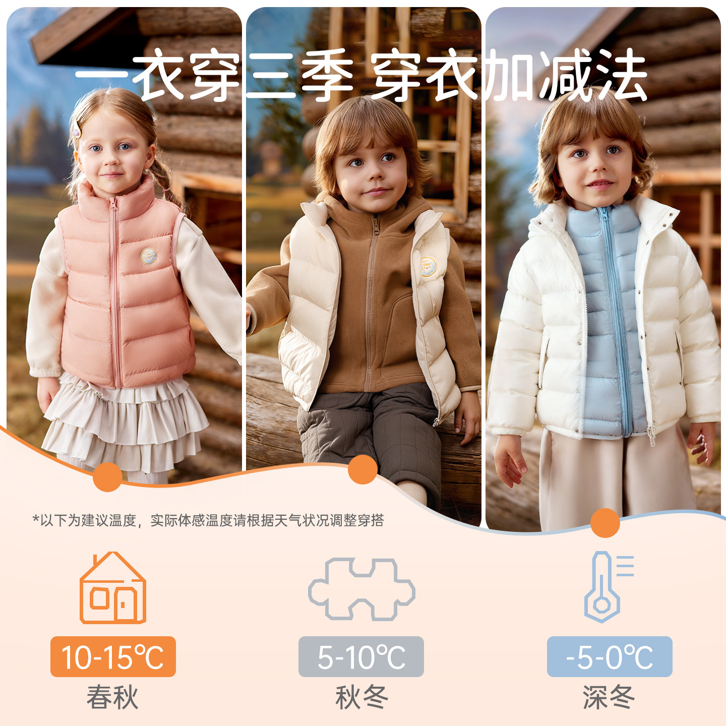 儿童羽绒马甲2025秋冬新款男童女童轻薄保暖背心宝宝羽绒内胆外套,淘宝优惠券,粉丝福利购,淘宝优惠卷