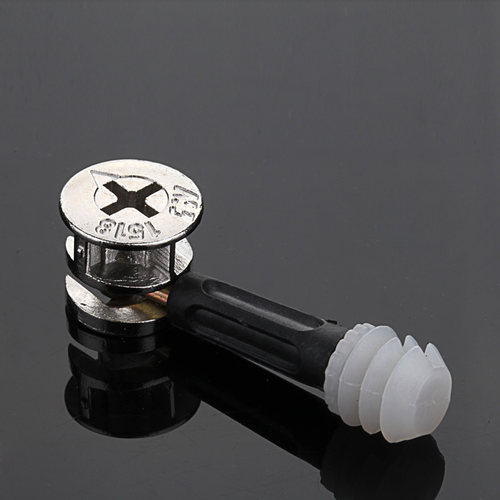 三合一连接件家具组装配件偏心轮竖杆橱柜组合螺丝螺母螺钉预埋 - 图2