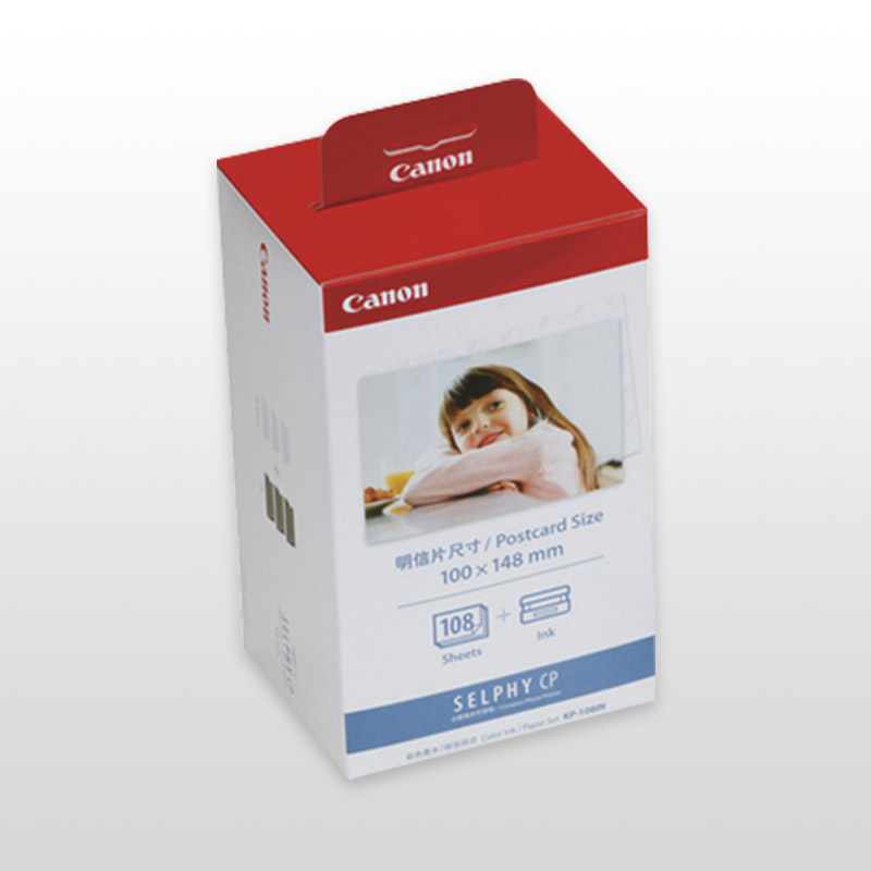 原装佳能KP108相纸色带适用CP1300 1200 910 KP108IN（6英寸108张相纸）_虎窝淘
