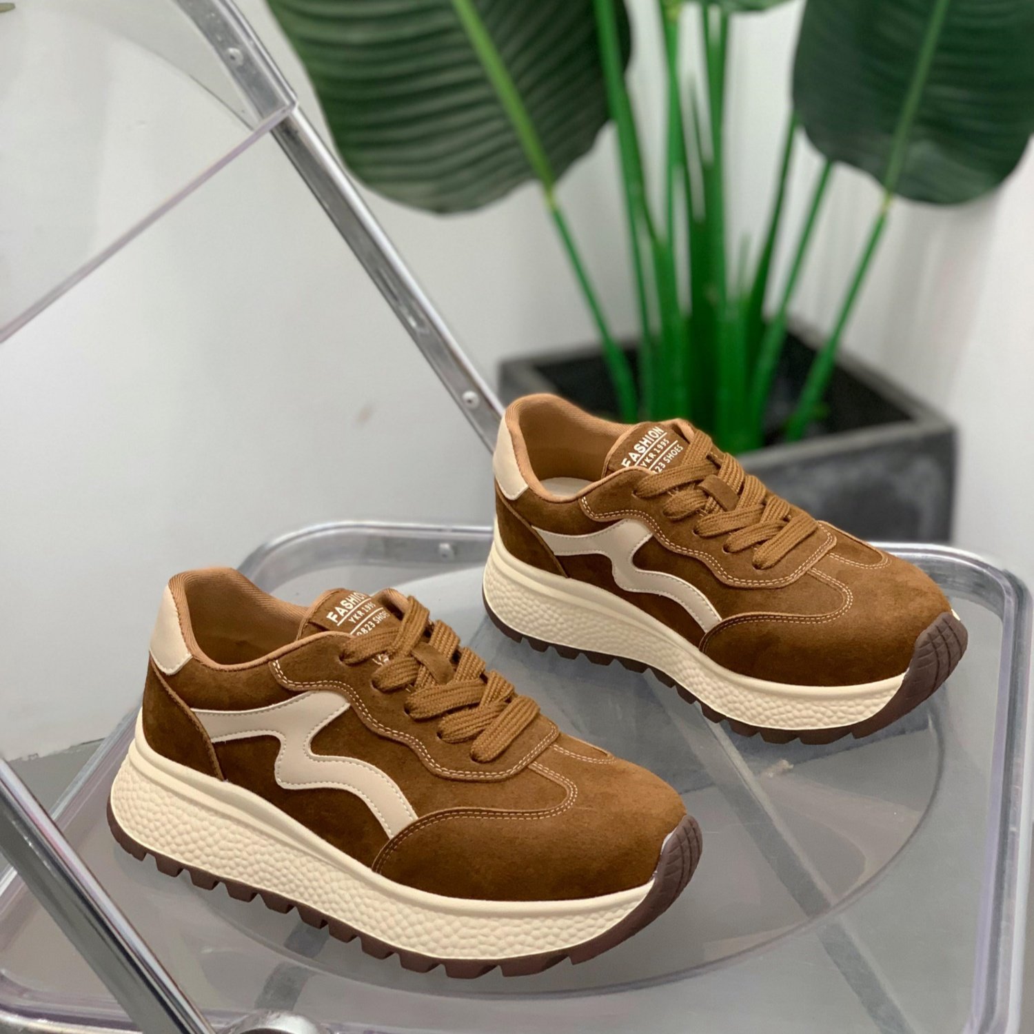 复古阿甘鞋女2025年冬季新款厚底增高运动休闲鞋显脚小百搭老爹鞋,淘宝优惠券,粉丝福利购,淘宝优惠卷