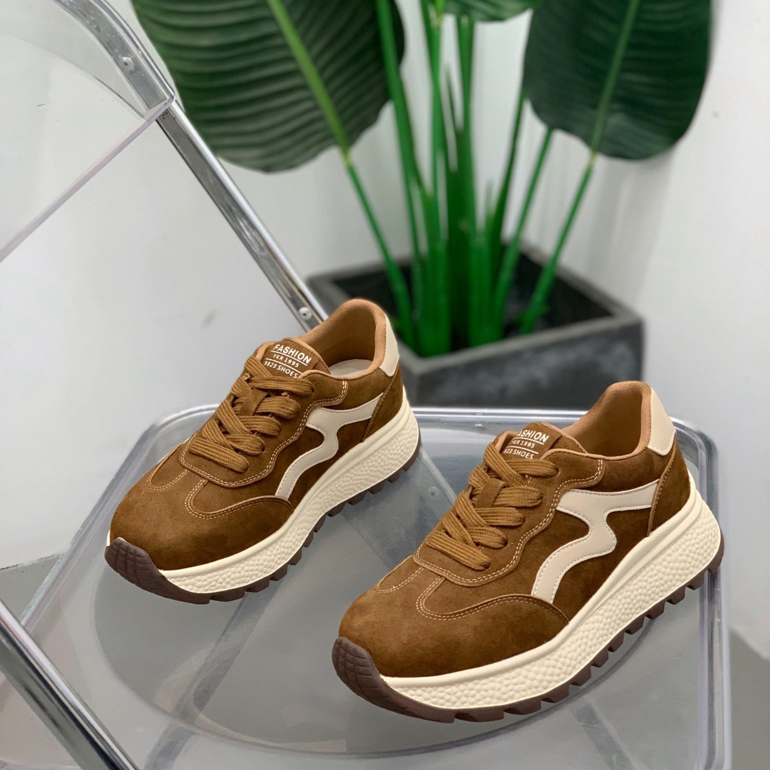 复古阿甘鞋女2025年冬季新款厚底增高运动休闲鞋显脚小百搭老爹鞋,淘宝优惠券,粉丝福利购,淘宝优惠卷