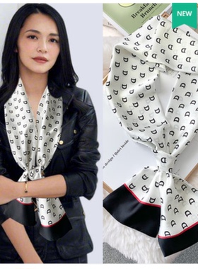 百搭方巾脖子挂件项链吊坠