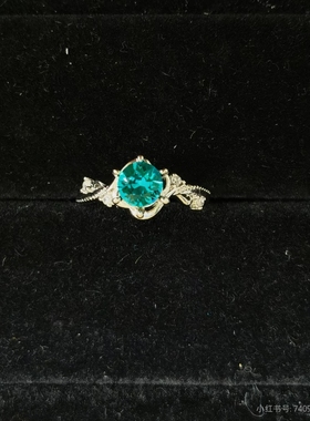 施家华子繁花女款时尚轻奢设计感小众开口戒指送闺蜜