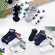 Phiên bản Hàn Quốc của vớ nam cotton ngắn ống bốn mùa eo ngắn nam sinh viên vớ xu hướng mùa hè mỏng phần eo ngắn vớ ngắn miệng - Vớ hàng tuần tất khử mùi Vớ hàng tuần