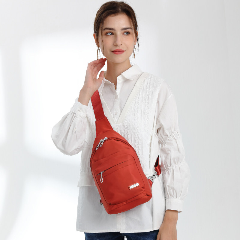 休闲2021新款单肩胸前小背包斜挎包 fouvor箱包女士包袋