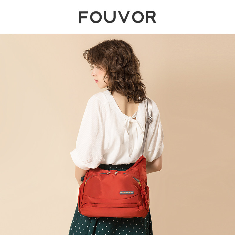 大容量女2022新款牛津布尼龙斜挎包 fouvor箱包女士包袋
