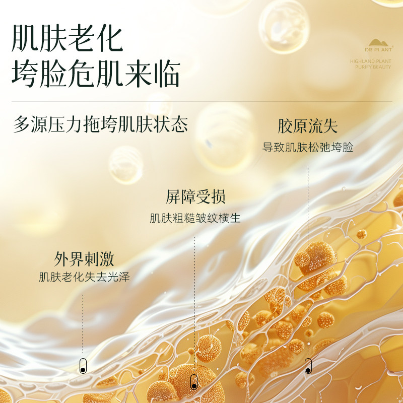 植物医生官方旗舰店红茶紧致淡纹精华霜面霜淡化细纹补水保湿霜T