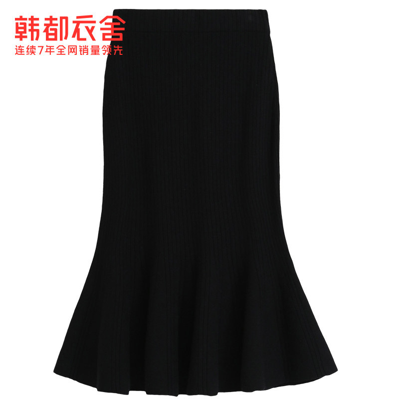 韩都衣舍2020秋装新款包臀配半身裙 韩都衣舍秀衣莲半身裙