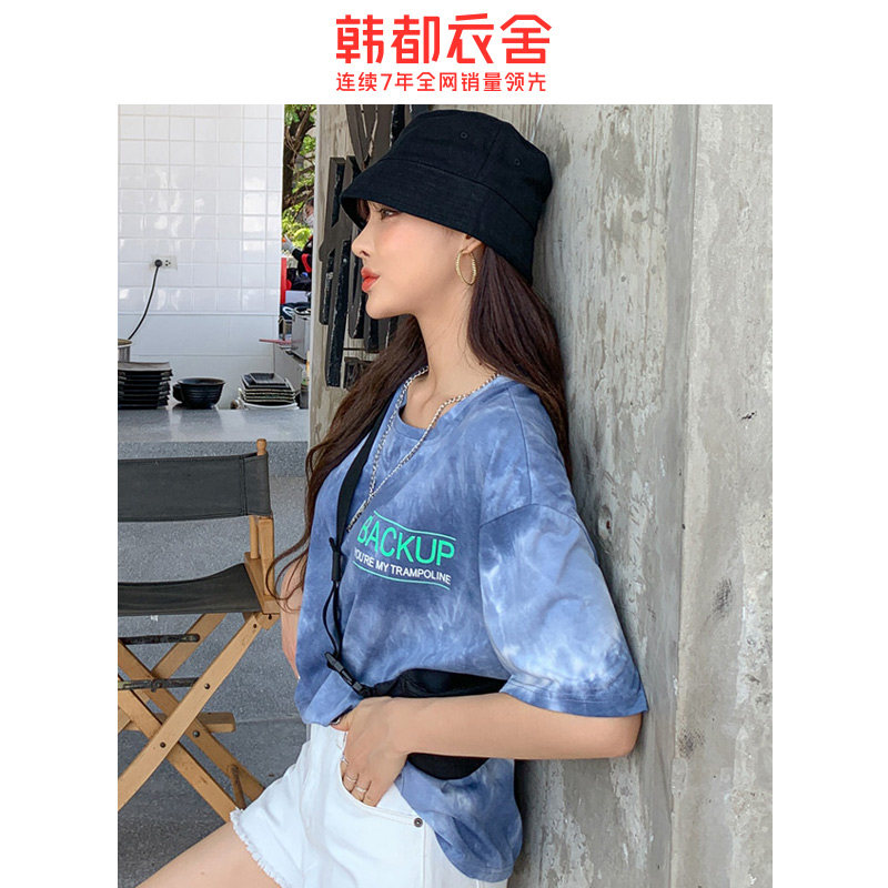  韩都衣舍秀衣莲T恤