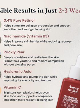 美国直邮ADM Anti Aging Pure Retinol Serum For Face面部精华
