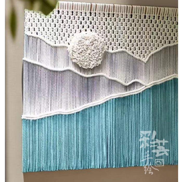 手工染色风景挂毯装饰画编织挂件酒店民宿定制壁毯棉线特色软装,淘宝优惠券,粉丝福利购,淘宝优惠卷