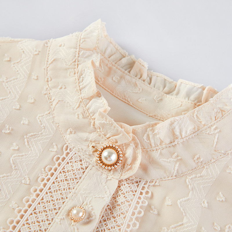 辛格茜雪纺衬衫女2021冬装打底衫 singhwest辛格茜服饰旗舰衬衫