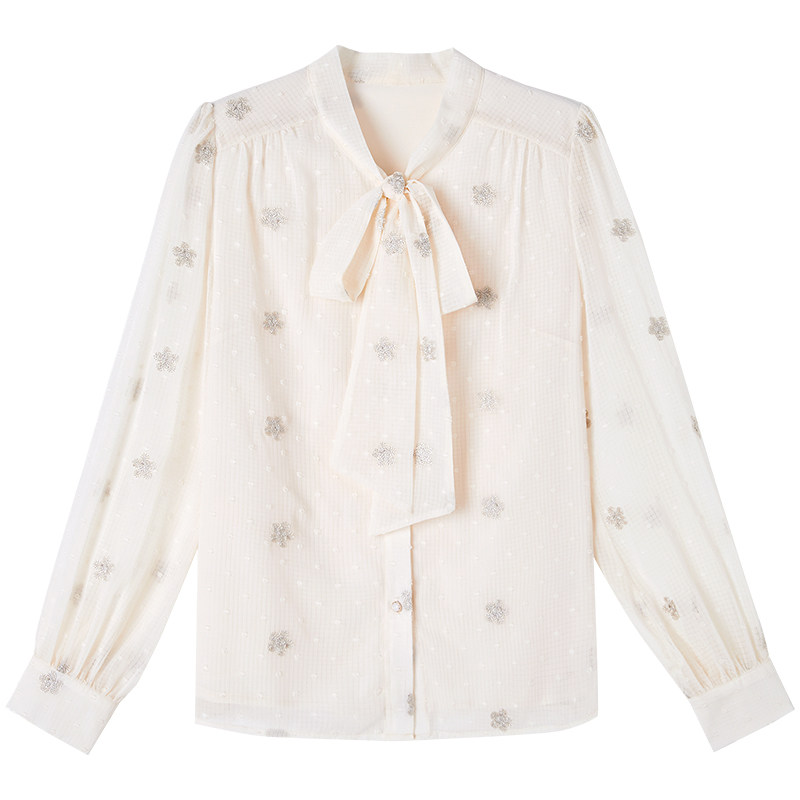 雪纺衬衫2020秋冬新款长袖打底衫 singhwest辛格茜服饰旗舰衬衫