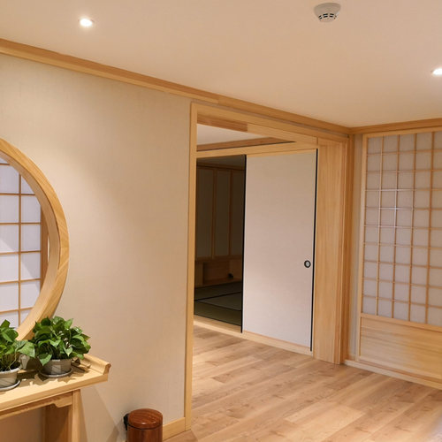 美卓和室榻榻米全屋定制现代简约日式卧室书房茶室禅修室设计定做 - 图1