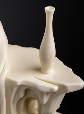 东方泥土省级大师林建平观音摆件