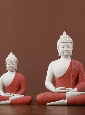 东方泥土陶瓷泰国会所供佛摆件