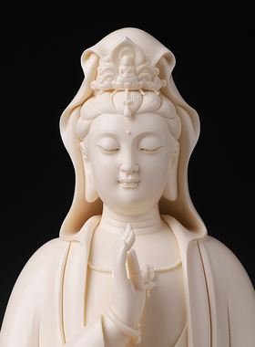 东方泥土《净瓶观音》陶瓷收藏品