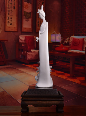 东方泥土陶瓷手工制作中式风摆件