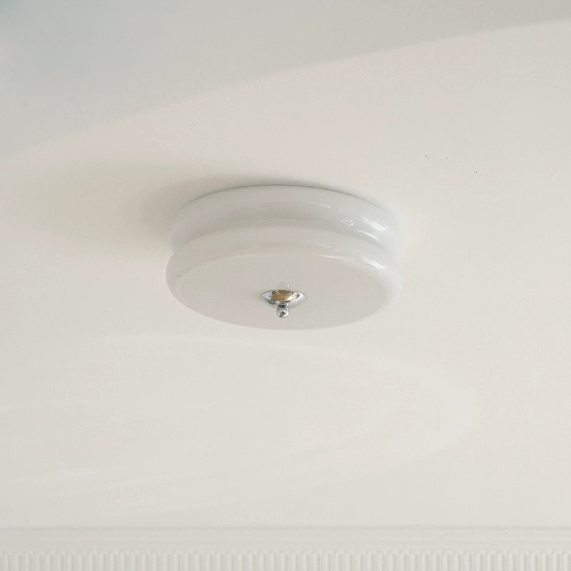 Changhong Middle Ages French Nordic Simple Cream Full Spectrum Ceiling Lamp American Bedroom Aisle Entrance Ambient Light