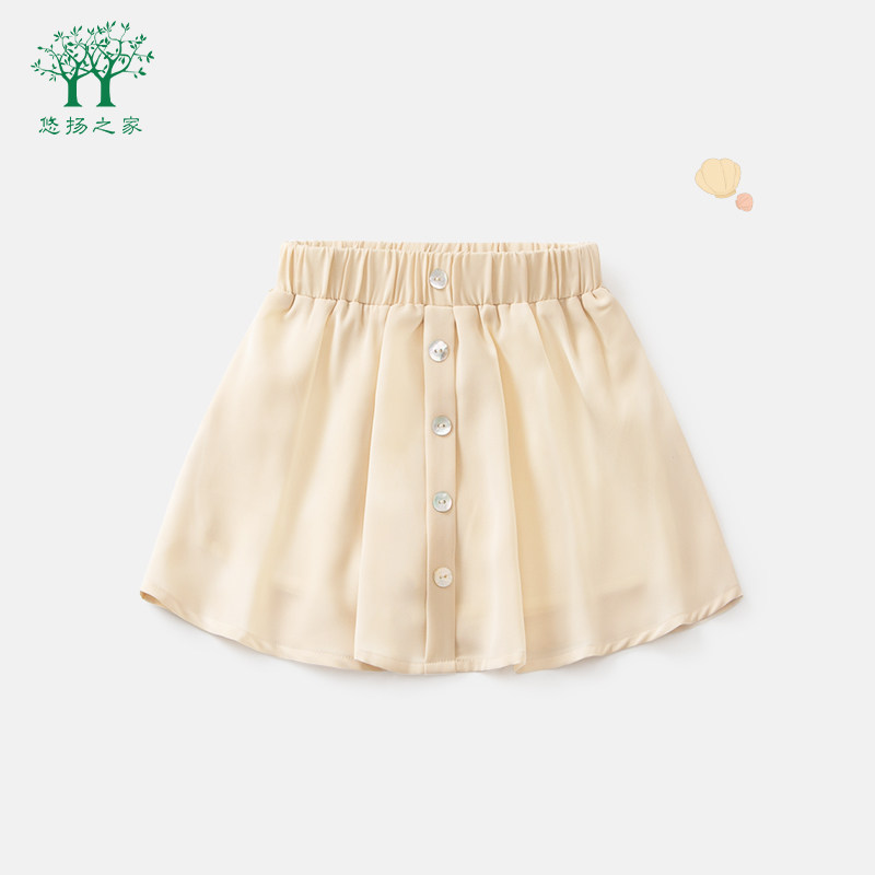 悠扬之家女宝宝半身裙雪纺夏装新款女童裙子薄款儿童小童洋气短裙,淘宝优惠券,粉丝福利购,淘宝优惠卷