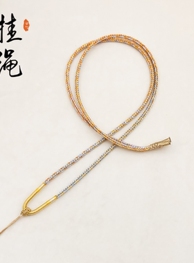 手工编织吊坠挂绳黄金玉坠挂绳翡翠玉佩挂绳吊坠绳子