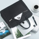 Jerry briefcase men's handbag custom printed logo