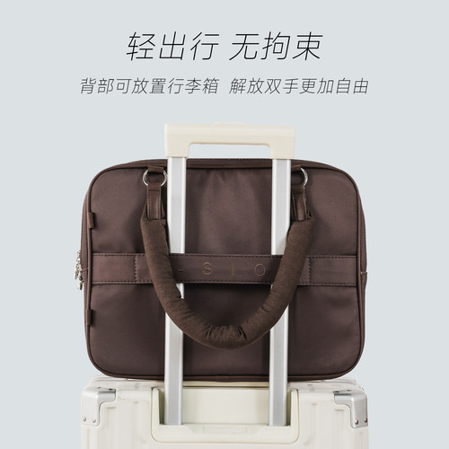 V-SION【轻语双栖】手提笔记本电脑包单肩适用苹果macbook15.6寸小新air13.3华为matebook联想女14pro保护套 - 图2