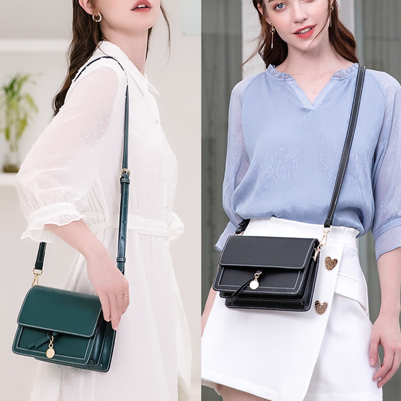 真皮时尚单肩斜挎包潮韩版百搭风琴包 2019 上新小包包女包新款 GOLF 真皮时尚单肩斜挎包潮韩版百搭风琴包 2019 上新小包包女包新款 GOLF