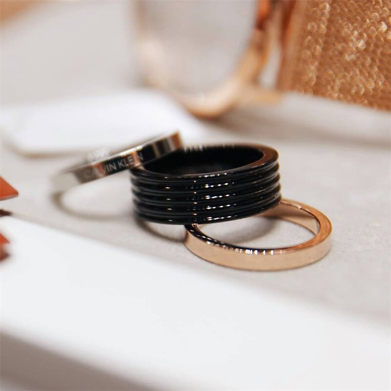 calvin klein专柜正品疾风系列戒指 表库时代戒指/指环