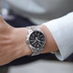 Radio men's watch Citizen Shubo titanium light kinetic energy