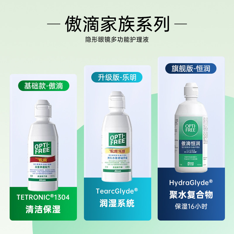 爱尔康傲滴恒润护理液隐形眼镜美瞳420*2+120ml旗舰店官网大小瓶,淘宝优惠券,粉丝福利购,淘宝优惠卷