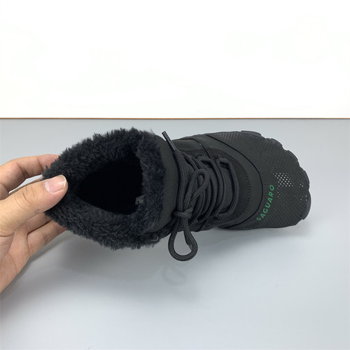 出欧美秋冬季加绒加厚男女4E宽楦保暖棉鞋超轻量防滑耐磨雪地靴 - 图1