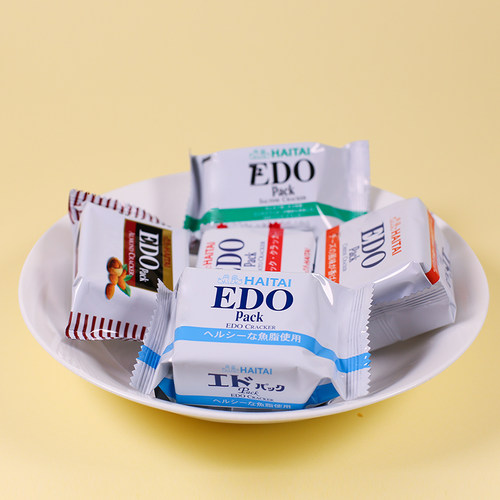 EDOpack饼干整箱172g*6盒 薄脆苏打饼干咸味早餐办公室零食小吃 - 图1