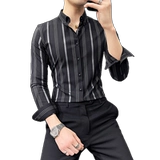 Осенний трендовый лонгслив для отдыха, рубашка, коллекция 2021, в корейском стиле