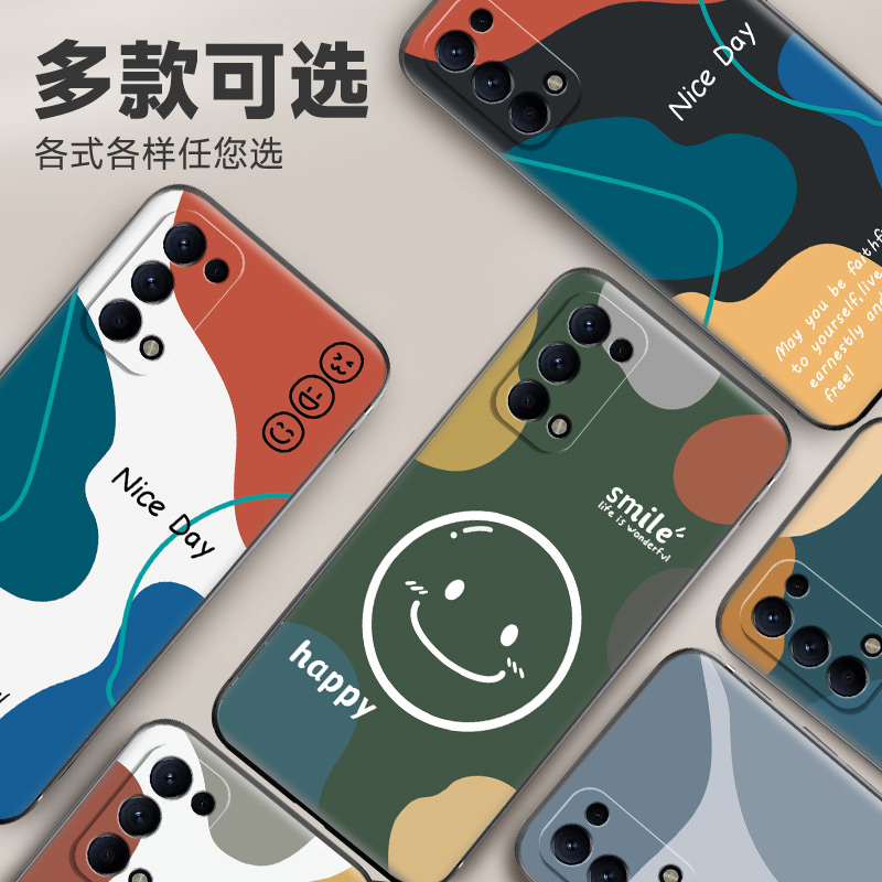 opporeno5手机壳reno5pro新款reno5pro+磨砂软壳reno5k保护套oppo防摔opporeon55G超薄外壳0pp0全包por男女十 - 图3