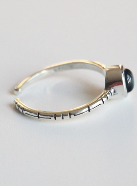 Real Thai Silver Opal Rings Open 100% 925 Sterling Silver Re